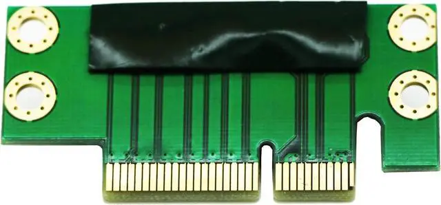 Alt view image 5 of 5 - PCI-E PCIe Express 4X Riser Extension Card Angled