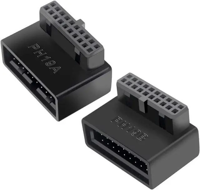 Main image of USB 3.0 20pin Male to Female Extension Adapter Card Angled(2pcs Pack)