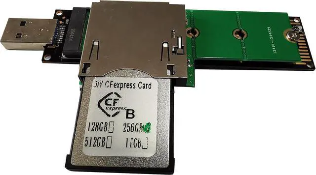 Alt view image 3 of 3 - M.2 nVME M-Key Adapter Card,Compatible with Sony Lexar CFexpress Type B Card