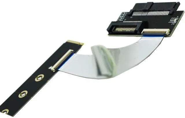 Main image of U.2 SFF-8639 NVMe SSD to M.2 NGFF PCI-e Cable 20cms,Compatible with U2 SSD 750/P3500 3600