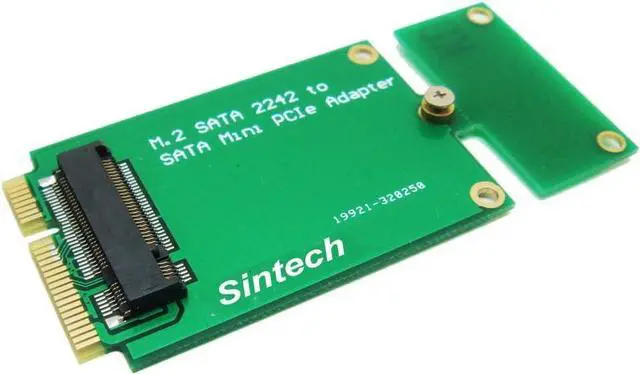 Main image of M.2 NGFF 22x42 Adapter As 3x7cm Mini PCI-e SATA SSD for Asus Eee PC 1000 S101 900 901 900A T91