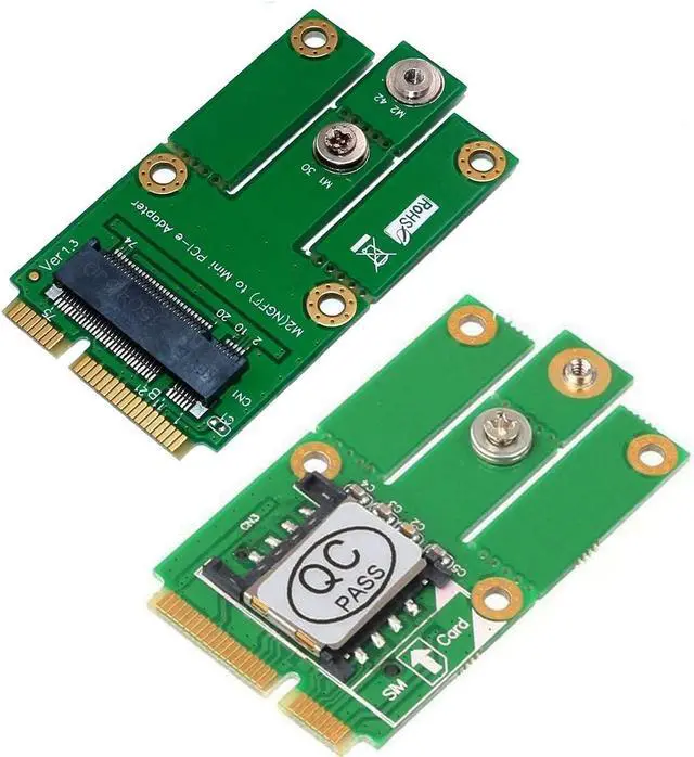 Main image of M.2 (NGFF) B Key 2G-3G Module to Mini PCI-E Adapter for CDMA GPS LTE
