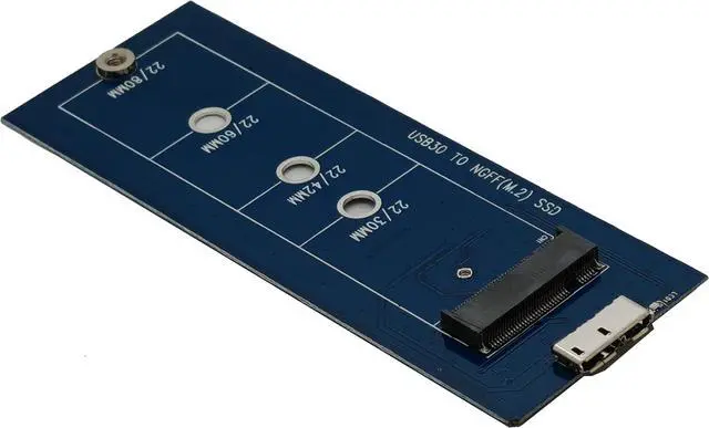 Alt view image 2 of 4 - M.2(NGFF) SATA3 Based SSD to USB 3.0 External Case Support UASP