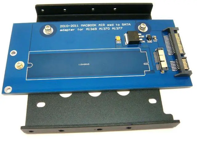 Main image of 6+12 Pin to SATA Adapter Card with 3.5-Inch Bracket for 2010-2011 MacBook AIR A1369 A1370 A1377 SSD