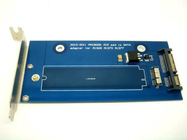 Main image of 18Pin to SATA Adapter Card with Low Profile Bracket for 2010-2011 MacBook AIR A1369 A1370 A1377 SSD