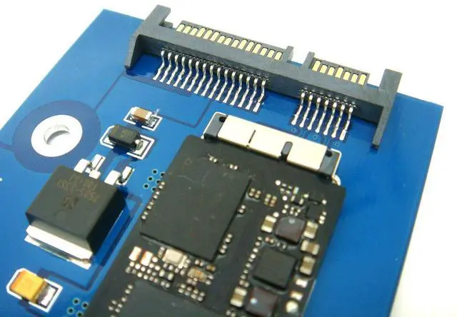 Alt view image 3 of 3 - 6+12 Pin to SATA Adapter Card with 3.5-Inch Bracket for 2010-2011 MacBook AIR A1369 A1370 A1377 SSD