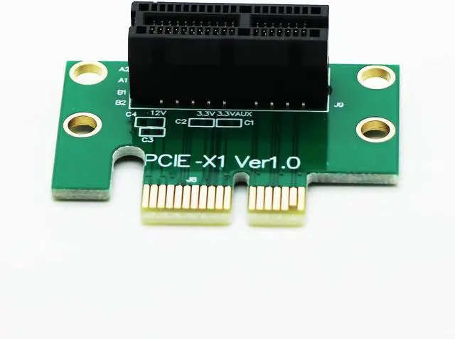 Alt view image 3 of 5 - PCI-E PCIe Express 1X Riser Extension Card Angled