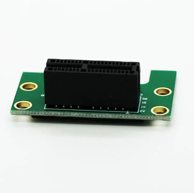 Alt view image 4 of 5 - PCI-E PCIe Express 1X Riser Extension Card Angled