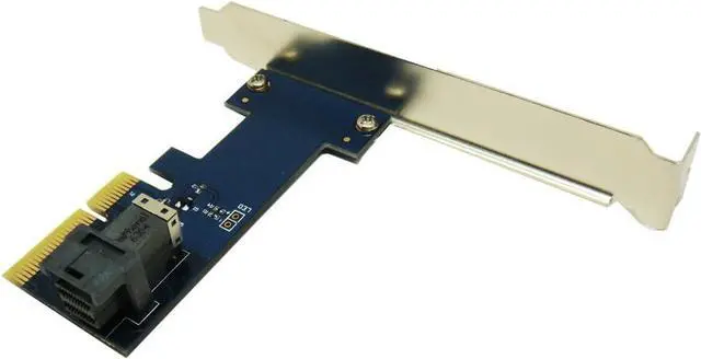 Alt view image 2 of 3 - PCI-e 3.0 4X to SFF-8643 Card Compatible With PCIe NVMe U.2(SFF-8639) SSD 750 p3600 p3700