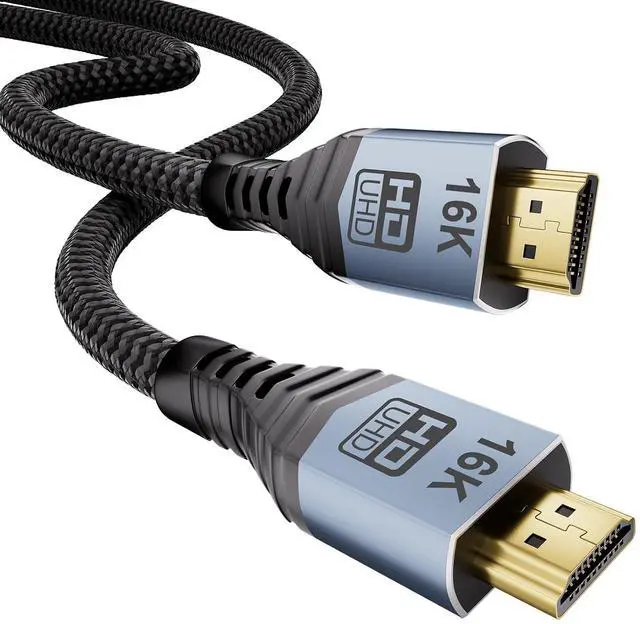 Main image of 16K 10K 8K HDMI ARC/eARC Cable 2.2 for Soundbar 5FT/1.5M, 16K@60Hz 8K@240Hz 4K@480Hz High Speed HDMI Cord for Home Theater, 96Gbps, Dolby Atoms, DTS:X, for PS5, Laptop, Monitor, Roku TV