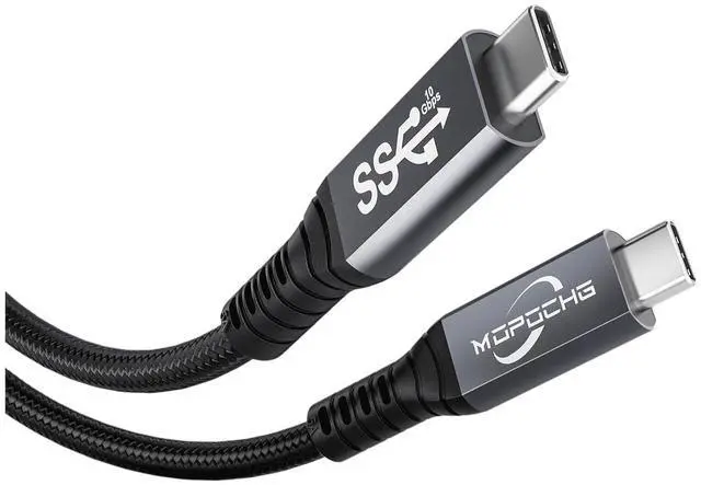 Main image of 100W Short USB C to USB C Cable 3.3FT, USB C 3.1 Gen 2 Cable 10Gbps 4K Video High Speed Data Transfer Fast Charging Cord for iPhone 17 16 15 Series, MacBook, Sam-sung S25, Display Monitor