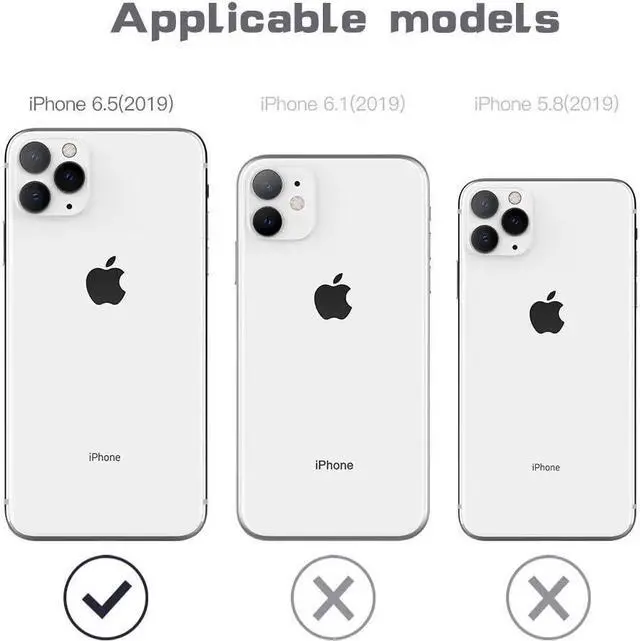 Main image of for iPhone 11 Pro Max Case,Full Body Protective Heavy Duty Shockproof Tough Armour Aluminum Alloy Metal Case with Silicone Built-in Screen Protector for iPhone 11 Pro Max 6.5 Inch - Black