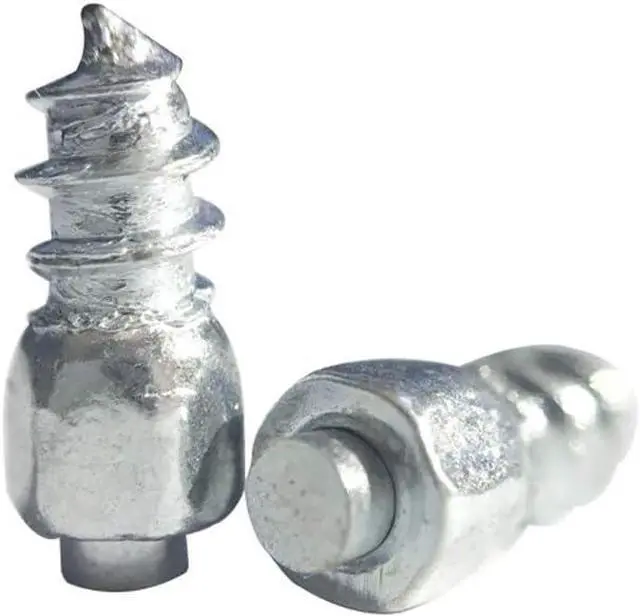 Main image of 9mm Tires Studs Screw Ice Snow Carbide Spikes Wheel Tyres Studs for Bicycle Bike Fat Bikes and Running Shoes Boots with Installation Key - Pack of 200