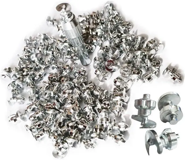 Main image of 200PCS 9.9mm Tires Studs/Screw Snow Carbide Spikes/Wheel Tyres Studs for Racing car,Bicycle,Bike,Fat Bikes, Scooters Tires,Running Shoes Boots in Winter