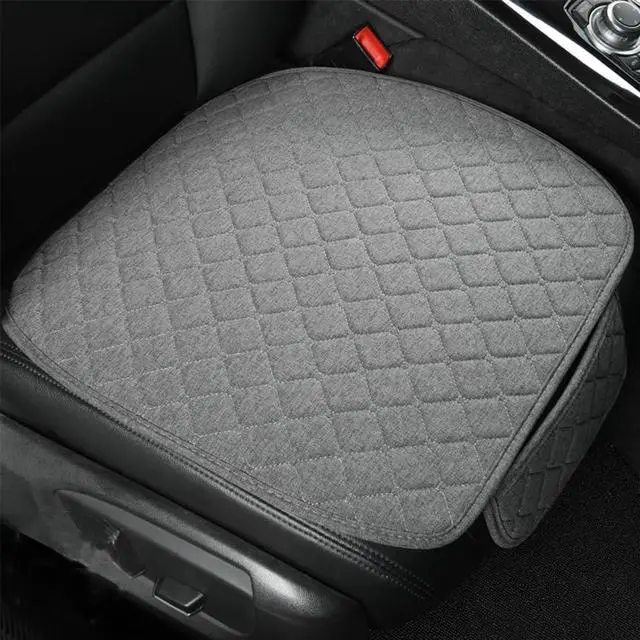Main image of Universa Car Seat Covers with Storage Pockets, Padded Car Interior Covers for Automotive, SUV, Truck, and Van (Grey, 1 Front Seat Cover)