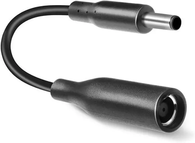 Main image of Power Adapter 7.4mm Female to 4.5mm Male Tip Adapter Converter Cable for D-ELL Laptop Power Supply (for 45W/65W/90W Power), 7.4mm to 4.5mm