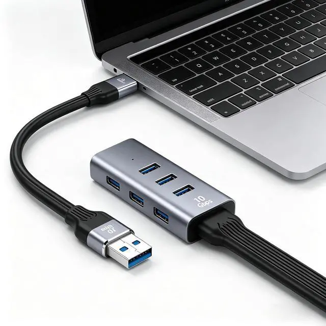 Alt view image 7 of 7 - USB to USB Cable 5inch, 10Gbps USB 3.0 Male to Male Double Sided USB Cord