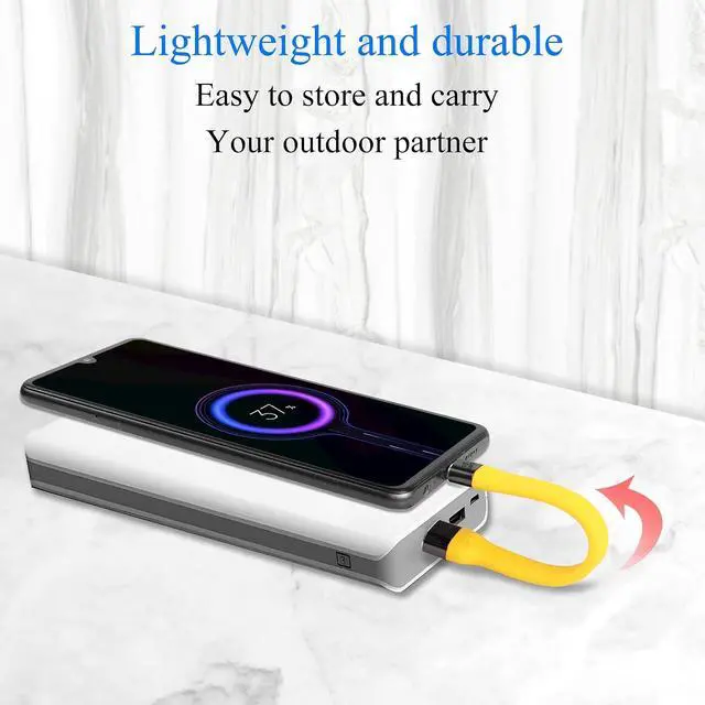 Alt view image 7 of 7 - Short USB C to USB C Cable 5Inch, 40Gbps, 8K@60HZ Video, Type C to Type C Male to Male Cable for External SSD, Thunderbolt 4/3 Interface, MacBook, iPad, iPhone 17, Nintendo Switch, Power Bank