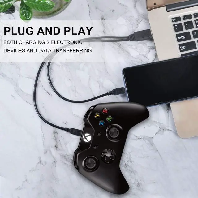 Alt view image 5 of 7 - Power up Two Micro USB Devices simultaneously from a Single USB Port with The Dual Micro USB Splitter Charge Cable