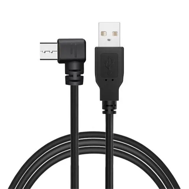 Alt view image 6 of 7 - Right Angle 90 Degree Micro USB Type-B 5Pin to USB 2.0 Type-A Data 480Mbps Charge Cable Compatible with Computer Phone Tablet Camera (0.6ft/20cm)