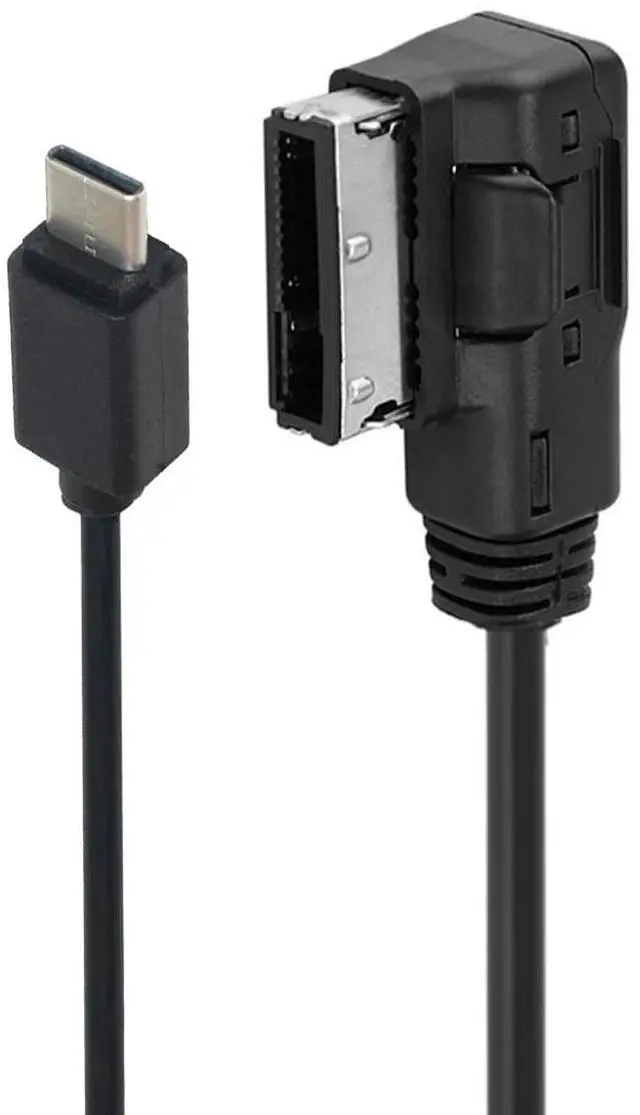 Main image of Media Port in AMI MDI to USB-C Type-C & 3.5mm Audio AUX Adapter Power Cable 30cm Compatible with 3G MMI System Car VW Audi Serial 2014 A4 A6 Q5 Q7