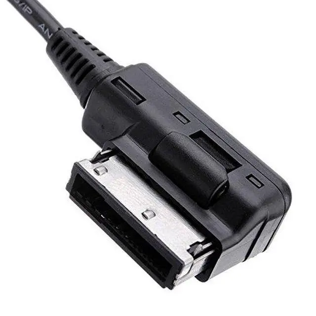 Alt view image 6 of 7 - Media Port in AMI MDI to 8-pin Male & 3.5mm Audio AUX Adapter Power Cable 30cm Compatible with 3G MMI System Car VW Audi Serial 2014 A4 A6 Q5 Q7
