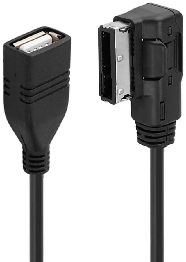 Main image of Media Port in AMI MDI to USB 2.0 Type-A Female AUX Flash Drive Adapter Cable 30cm Compatible with 3G MMI System Car VW Audi Serial 2014 A4 A6 Q5 Q7