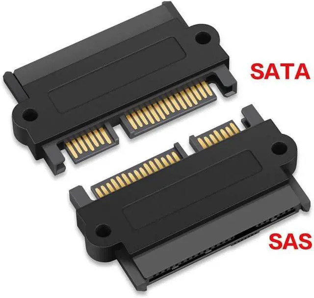 Alt view image 3 of 7 - 22Pin SATA Host to SFF-8482 SAS 29 Pin Hard Disk Drive Raid Adapter 6Gbps Black Color Compatible withServer Mainboard (Without Chipset)