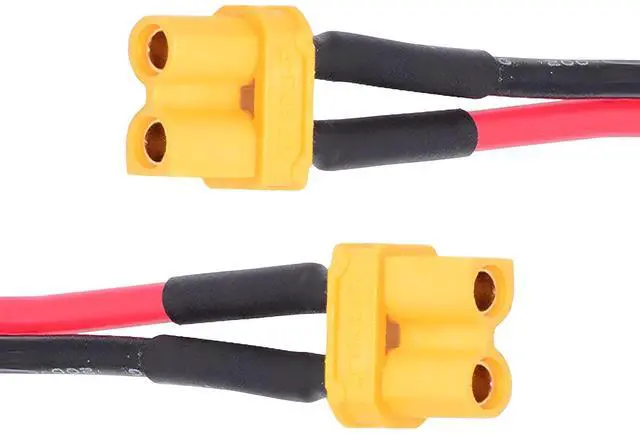 Main image of XT30 Power Connector Female to Female 18AWG Extension Cable High Current Compatible with RC Battery Quadcopter Multirotor Portable Charge Station Solar Panel (50cm)