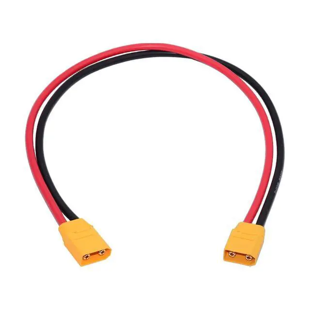 Alt view image 4 of 7 - XT90 Power Connector Male to Male 10AWG Extension Cable High Current Compatible with RC Battery Quadcopter Multirotor Portable Charge Station Solar Panel (50cm)