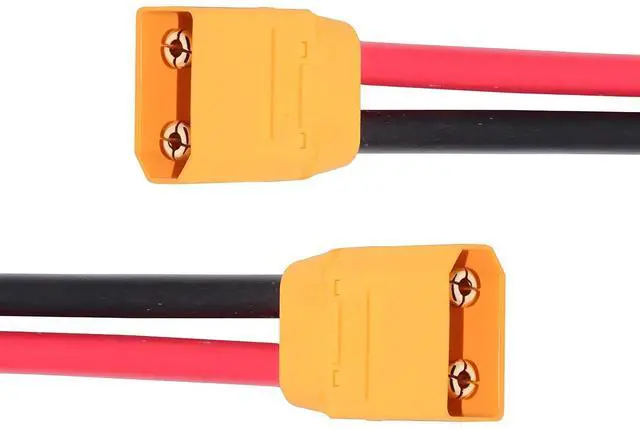 Main image of XT90 Power Connector Male to Male 10AWG Extension Cable High Current Compatible with RC Battery Quadcopter Multirotor Portable Charge Station Solar Panel (50cm)