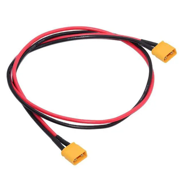 Alt view image 3 of 7 - XT30 Power Connector Male to Male 18AWG Extension Cable High Current Compatible with RC Battery Quadcopter Multirotor Portable Charge Station Solar Panel (50cm)