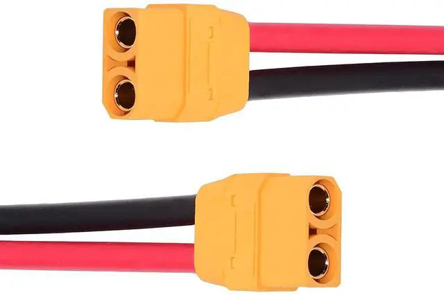 Main image of XT90 Power Connector Female to Female 10AWG Extension Cable High Current Compatible with RC Battery Quadcopter Multirotor Portable Charge Station Solar Panel (50cm)