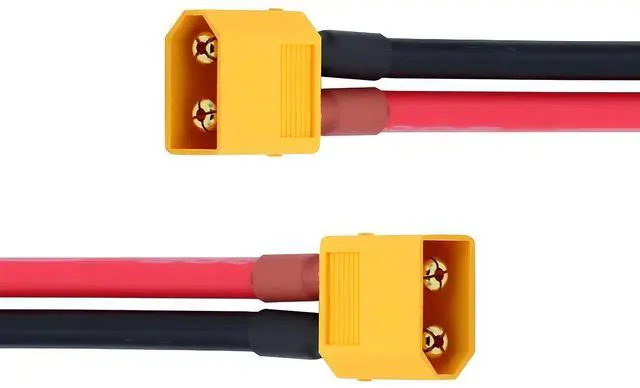 Main image of XT60 Power Connector Male to Male 12AWG Extension Cable High Current Compatible with Quadcopter Multirotor RC Battery Portable Charge Station Solar Panel (50cm)