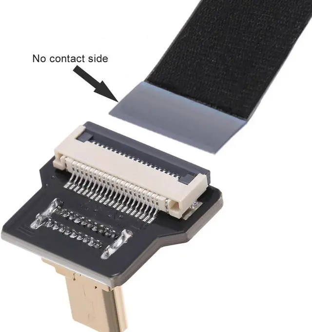 Alt view image 4 of 7 - CYFPV Micro HDMI Type D Male Down Angled 90 Degree for FPV HDTV Multicopter Aerial Photography