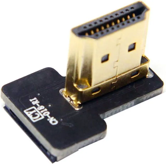 Main image of CYFPV HDMI Type A Male Connector Right Angled 90 Degree for FPV HDTV Multicopter Aerial Photography