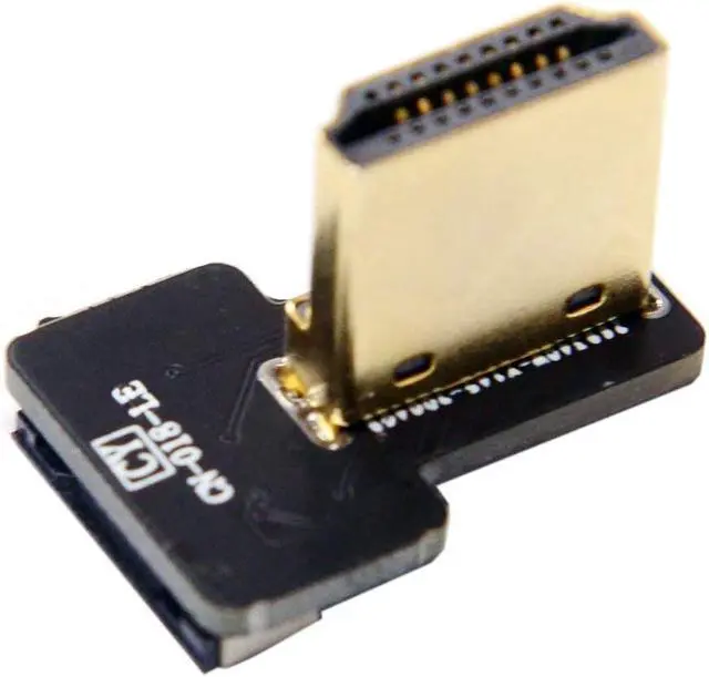 Alt view image 3 of 7 - CYFPV HDMI Type A Male Connector Left Angled 90 Degree for FPV HDTV Multicopter Aerial Photography