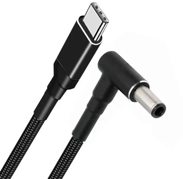 Main image of 100W USB Type-C USB-C Power Input to 20V DC Plug 6.0 * 1.4 * 0.6mm Output 20V 5A 100W & 65W PD Charge Cable Compatible with Laptop (6ft/180cm)