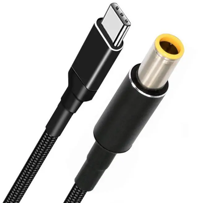 Main image of 100W USB Type-C USB-C Power Input to 20V DC Plug 7.9 * 5.4mm Output 20V 5A 100W & 65W PD Charge Cable Compatible with Laptop (6ft/180cm)