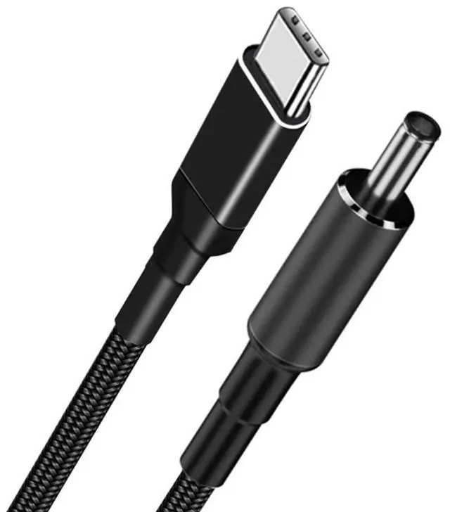 Main image of 100W USB Type-C USB-C Power Input to 20V DC Plug 4.5 * 3.0mm Output 20V 5A 100W & 65W PD Charge Cable Compatible with H-P-Laptop (6ft/180cm)