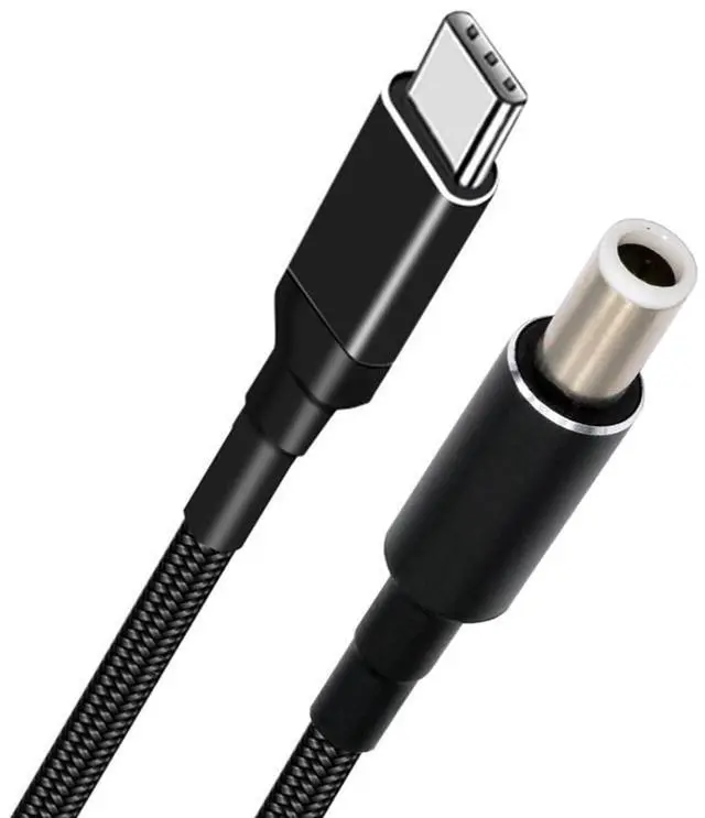 Main image of 100W USB Type-C USB-C Power Input to 20V DC Plug 7.4 * 5.0mm Output 20V 5A 100W & 65W PD Charge Cable Compatible with Laptop (6ft/180cm)