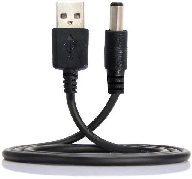Main image of USB Type-A Male Input to 5V DC 5.5 * 2.1mm Output Power Charge Cable 100cm for DC5V Desk Lamp Fan Camera