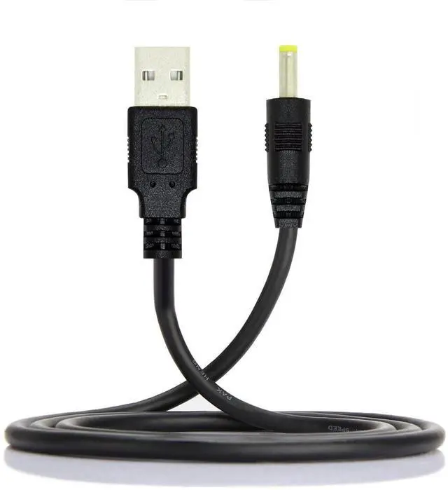 Main image of USB Type-A Male Input to 5V DC 4.0 * 1.7mm Output Power Charge Cable 100cm for DC5V Desk Lamp Fan Camera