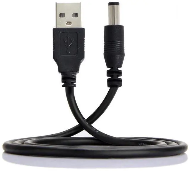 Main image of USB Type-A Male Input to 5V DC 5.5 * 2.5mm Output Power Charge Cable 100cm for DC5V Desk Lamp Fan Camera