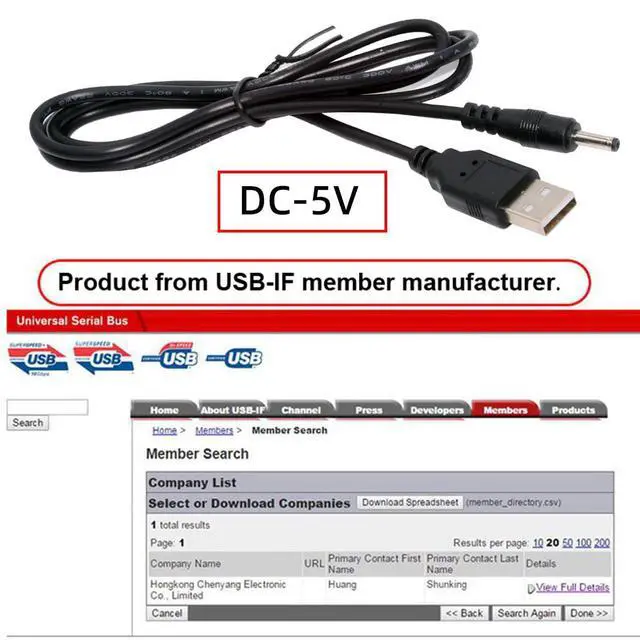 Alt view image 7 of 7 - USB Type-A Male Input to 5V DC 3.5 * 1.3mm Output Power Charge Cable 100cm for DC5V Desk Lamp Fan Camera