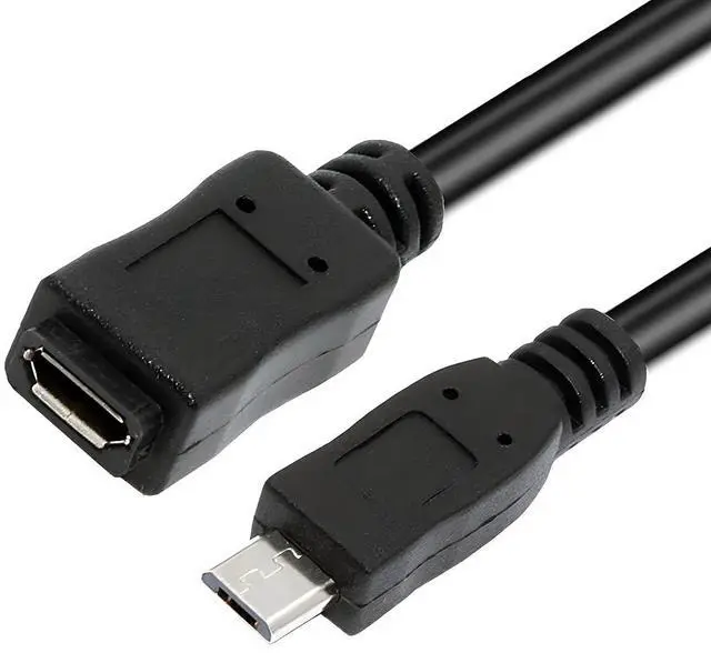 Main image of Full 5Pin Connected Micro USB 2.0 Type-B 5Pin Male to Female Extension Cable for Tablet Phone Data Power OTG (150cm)