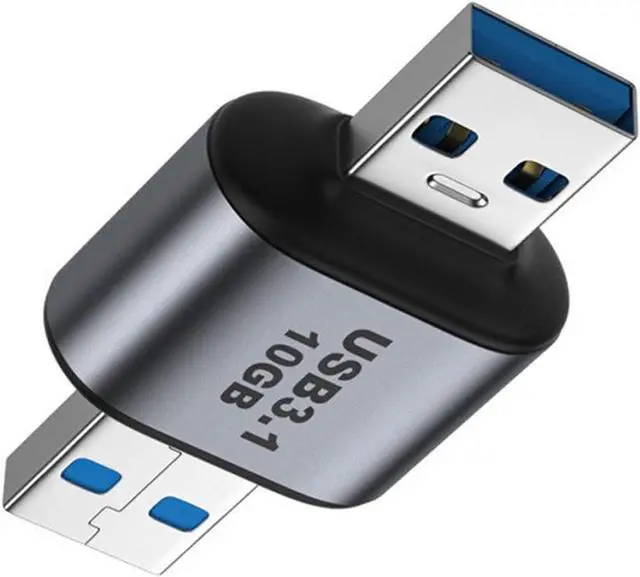 Main image of USB 3.0/3.1 Type A Male Host to USB 3.0/3.1 A Male Device Data Adapter 10Gbps Extension Compatible with Laptop Desktop