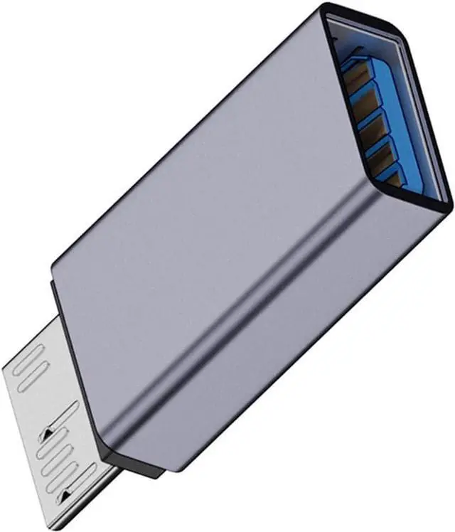 Main image of Micro USB 3.0 Male Host to USB 3.1 Type A Female Device Adapter 10Gbps Data Power Compatible with Laptop SSD Disk