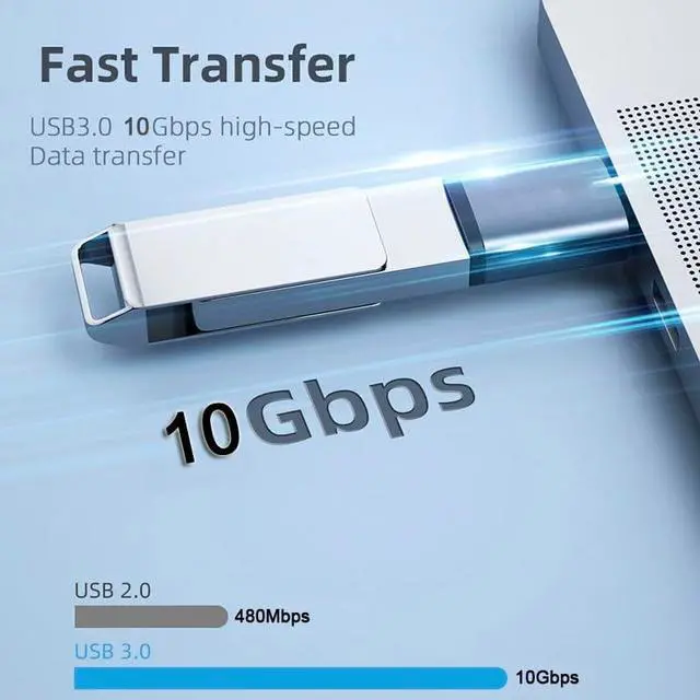 Alt view image 6 of 7 - USB-C USB 3.1 Type C Female Host to USB 3.0 A Female Device Adapter 10Gbps Data Power Compatible with Laptop Tablet Phone