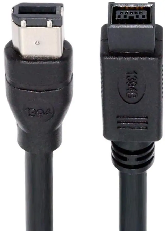 Main image of IEEE 1394b 9Pin Male to 1394a 6Pin Male Extension Firewire Cable Compatible with Data Video Capture Card 800Mbps to 400Mbps 180cm